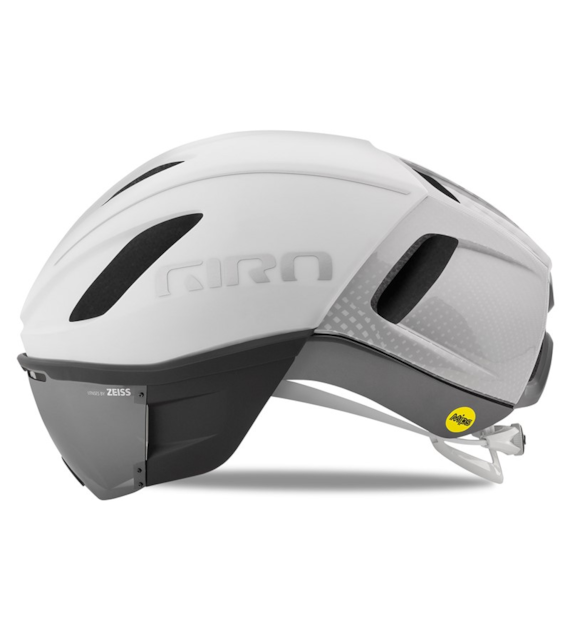 Kask czasowy GIRO VANQUISH MIPS matte white silver roz. L (59-63 cm).