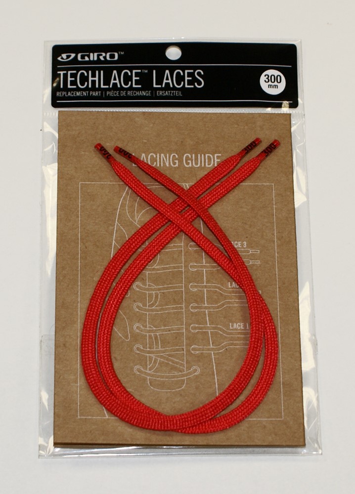 Sznurówki GIRO TECHLACE LACES bright red 215mm