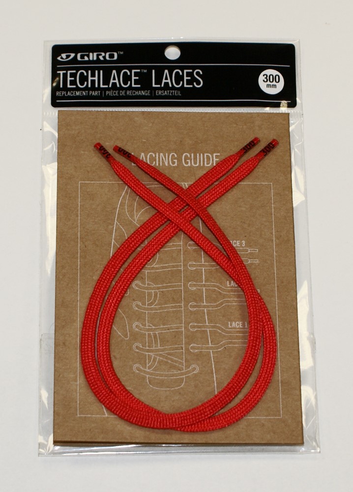 Sznurówki GIRO TECHLACE LACES bright red 245mm