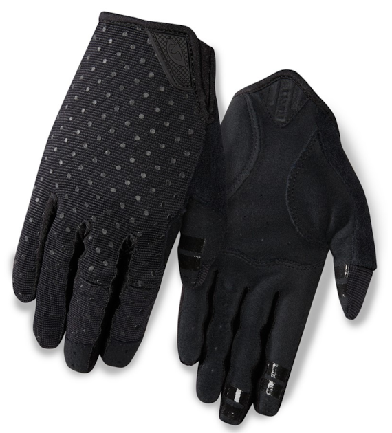 Rękawiczki damskie GIRO LA DND długi palec black dots roz. XL (obwód dłoni 205-210 mm / dł. dłoni 196-205 mm) (NEW 2025)