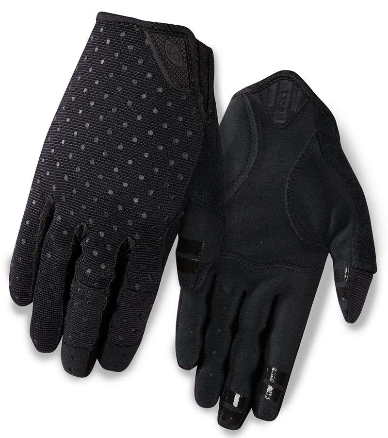 Rękawiczki damskie GIRO LA DND długi palec black dots roz. XL (obwód dłoni 205-210 mm / dł. dłoni 196-205 mm) (NEW 2025)
