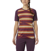 Koszulka damska GIRO ROUST JERSEY krótki rękaw dusty purple heatwaves roz. S (GIRO STUDIO 2) (DWZ)