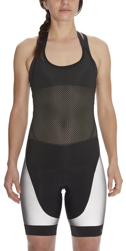 Spodenki damskie z wkładką GIRO CHRONO EXPERT HALTER BIB SHORT REFLECTIVE roz. L  (GIRO STUDIO 1) (DWZ)
