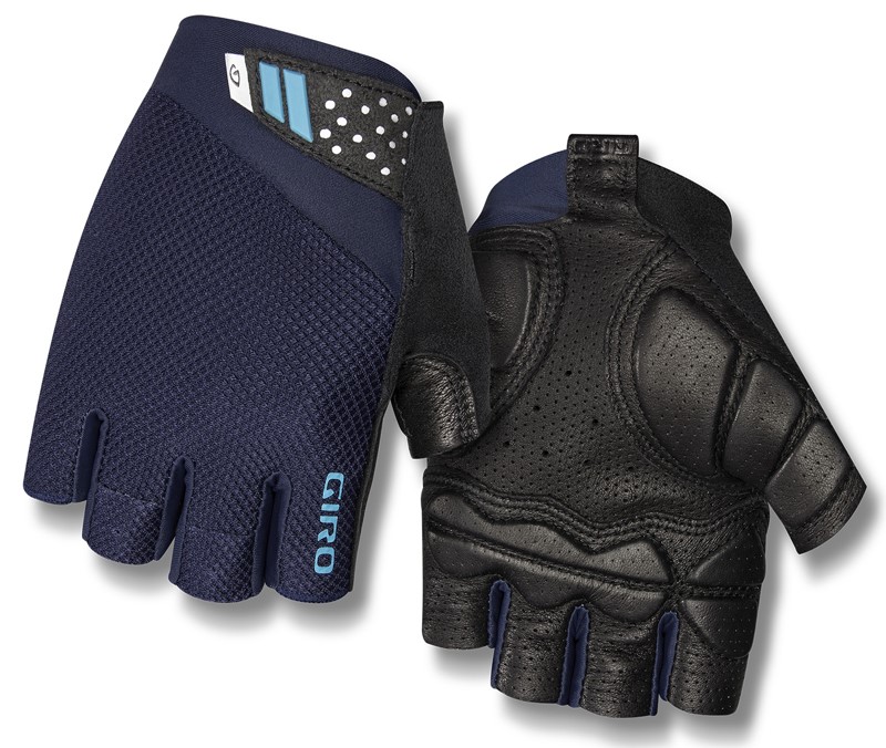 Rękawiczki męskie GIRO MONACO II GEL krótki palec midnight blue iceberg roz. L (obwód dłoni 229-248 mm / dł. dłoni 189-199 mm) (NEW)