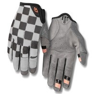 Rękawiczki damskie GIRO LA DND długi palec checkered peach roz. L (obwód dłoni 190-204 mm / dł. dłoni 185-195 mm) (NEW)