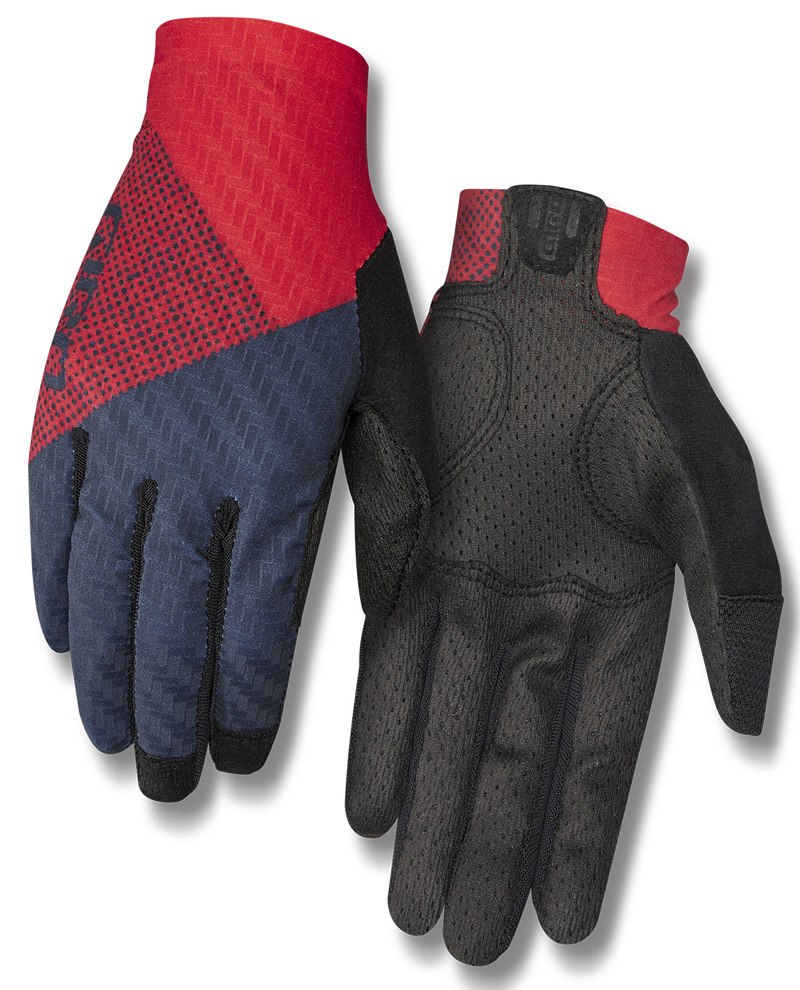 Rękawiczki damskie GIRO RIV'ETTE CS długi palec tri split red midnight roz. M (obwód dłoni 170-189 mm / dł. dłoni 170-184 mm) (WYPRZEDAŻ -70%)