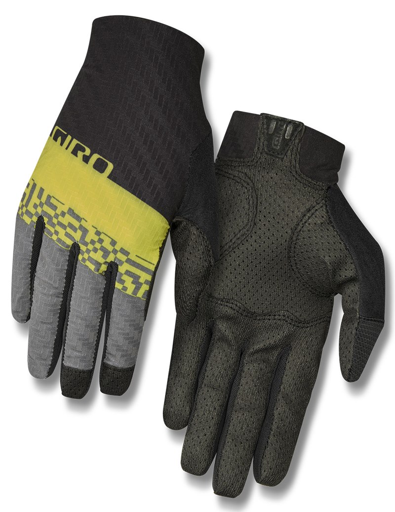Rękawiczki męskie GIRO RIVET CS długi palec citron green roz. M (obwód dłoni 203-229 mm / dł. dłoni 181-188 mm) (WYPRZEDAŻ -70%)