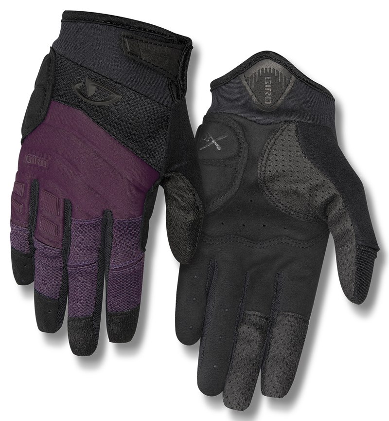Rękawiczki damskie GIRO XENA długi palec dusty purple black roz. M (obwód dłoni 170-189 mm / dł. dłoni 170-184 mm) (WYPRZEDAŻ -70%)