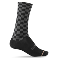Skarpety GIRO COMP RACER HIGH RISE checkered peach roz. M (40-42) (DWZ)