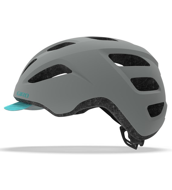 Kask miejski GIRO TRELLA matte grey dark teal roz. Uniwersalny (50-57 cm) (WYPRZEDAŻ -50%)