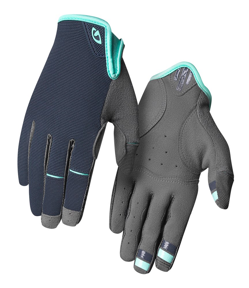 Rękawiczki damskie GIRO LA DND długi palec midnight blue cool breeze roz. M (obwód dłoni 170-189 mm / dł. dłoni 170-184 mm) (WYPRZEDAŻ -50%)