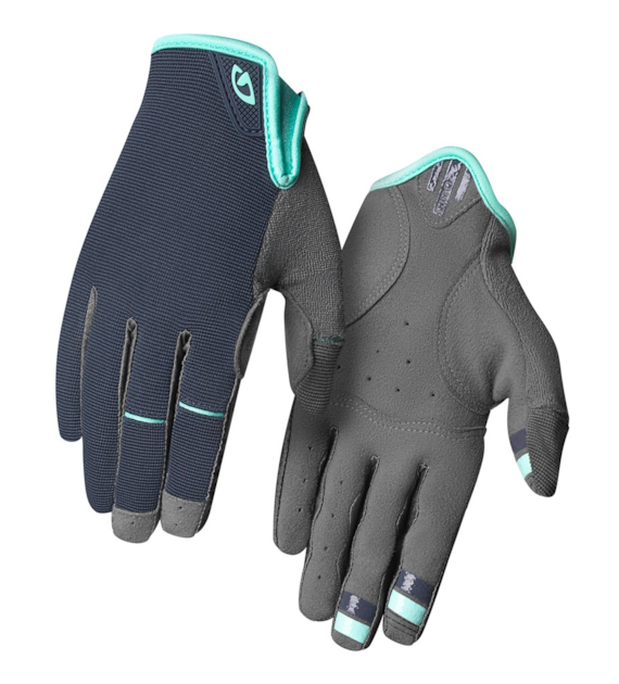 Rękawiczki damskie GIRO LA DND długi palec midnight blue cool breeze roz. L (obwód dłoni 190-204 mm / dł. dłoni 185-195 mm) (WYPRZEDAŻ -50%)