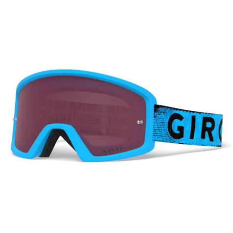 Gogle GIRO BLOK MTB blue hypnotic (Szyba Niebieka Lutrzana VIVID-Carl Zeiss TRAIL + Szyba Przeźroczysta 99% S0).