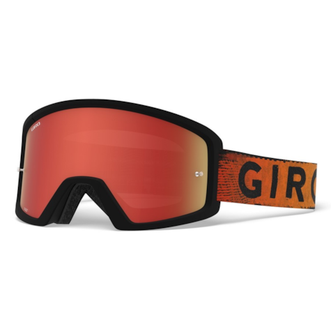 Gogle GIRO TAZZ MTB black red hypnotic (Szyba kolorowa AMBER SCARLET trail + Szyba Przeźroczysta 99% S0).