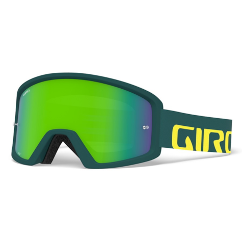 Gogle GIRO TAZZ MTB true spruce citron (Szyba kolorowa LODEN GREEN + Szyba Przeźroczysta 99% S0).