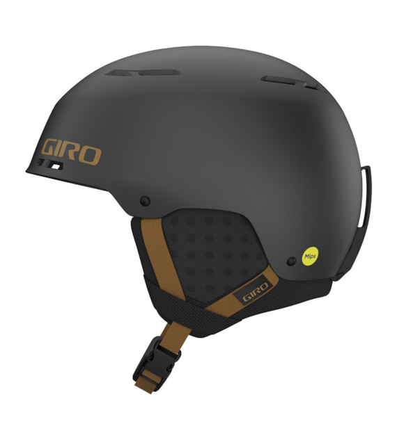 Kask zimowy GIRO EMERGE SPHERICAL metallic coal / tan roz. L (59-62.5 cm) (NEW 2023/2024)