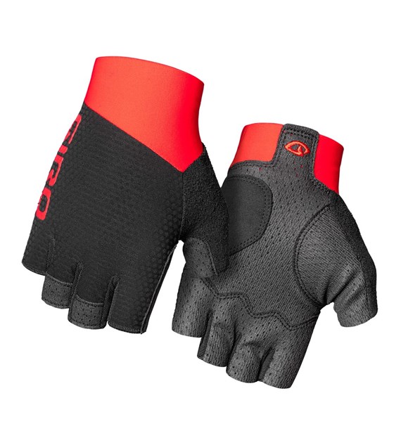 Rękawiczki męskie GIRO ZERO CS krótki palec trim red roz. S (obwód dłoni 178-203 mm / dł. dłoni 175-180 mm) (WYPRZEDAŻ -50%)