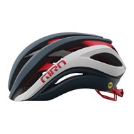 Kask szosowy GIRO AETHER SPHERICAL MIPS matte portaro gray white red roz. M (55-59 cm) (WYPRZEDAŻ -40%)