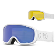 Gogle zimowe GIRO MOXIE WHITE CORE LIGHT (Cylindryczne) (szyba GREY COBALT 8-18% S3 + YELLOW 77% S1) (NEW 2023/2024).
