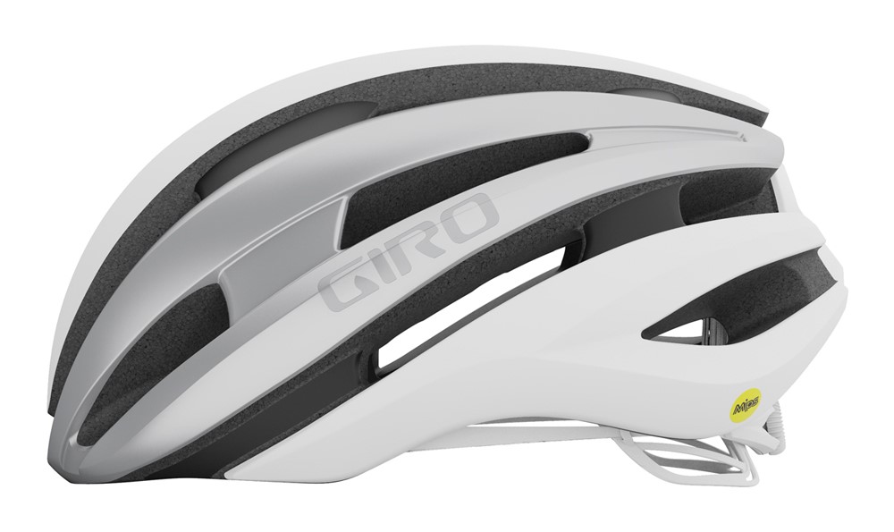 Kask szosowy GIRO SYNTHE II INTEGRATED MIPS matte white silver roz. M (55-59 cm) (NEW)