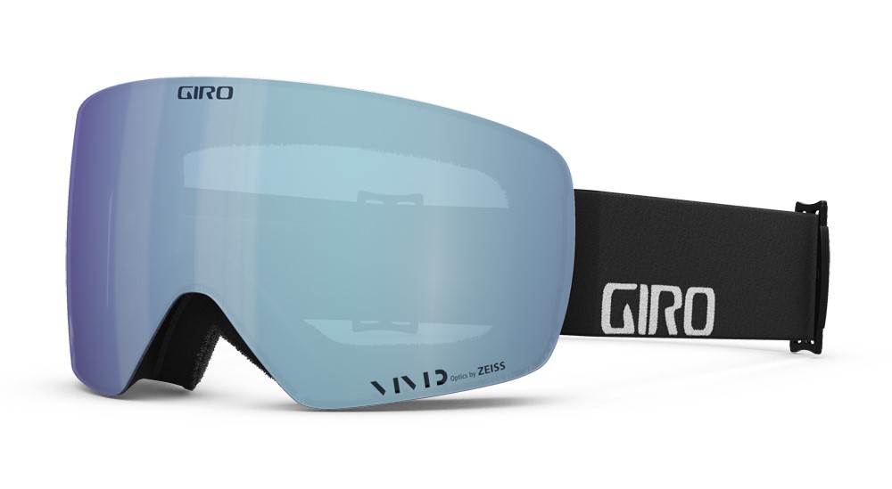 Gogle zimowe GIRO CONTOUR RS BLACK WORDMARK (Szyba lustrzana kolorowa VIVID-Carl Zeiss ROYAL 19-42% S2 + Szyba lustrzana kolorowa VIVID-Carl Zeiss INFRARED 58% S1) (NEW 2024/2025)
