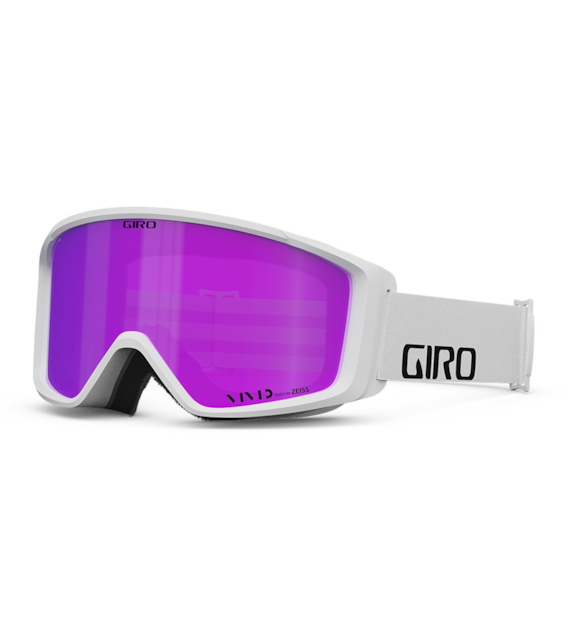 Gogle zimowe GIRO INDEX VIVID 2.0 (Super Large OTG) (Cylindryczne) WHITE WORDMARK (szyba VIVID PINK 00% S2) (NEW 2024/2025)