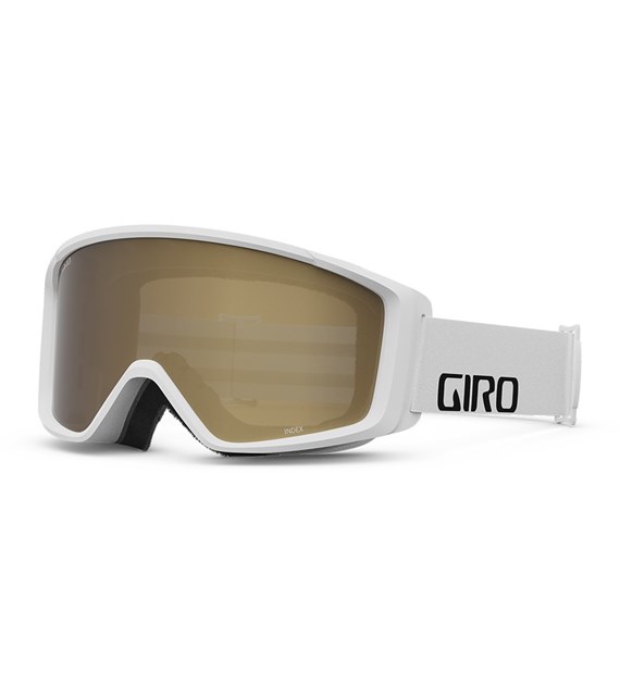 Gogle zimowe GIRO INDEX 2.0 ARC (Super Large OTG) (Cylindryczne) WHITE WORDMARK (szyba AMBER ROSE 19-42% S2) (NEW 2024/2025)