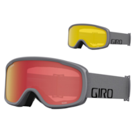 Gogle zimowe GIRO ROAM GREY WORDMARK (OTG) (Cylindryczne) (szyba AMBER SCARLET 19-42% S2 + YELLOW 77% S1) (NEW 2023/2024)