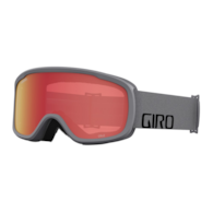 Gogle zimowe GIRO CRUZ GREY WORDMARK (OTG) (Cylindryczne) (Szyba lustrzana kolorowa AMBER SCARLET 19-42% S2) (NEW 2023/2024)