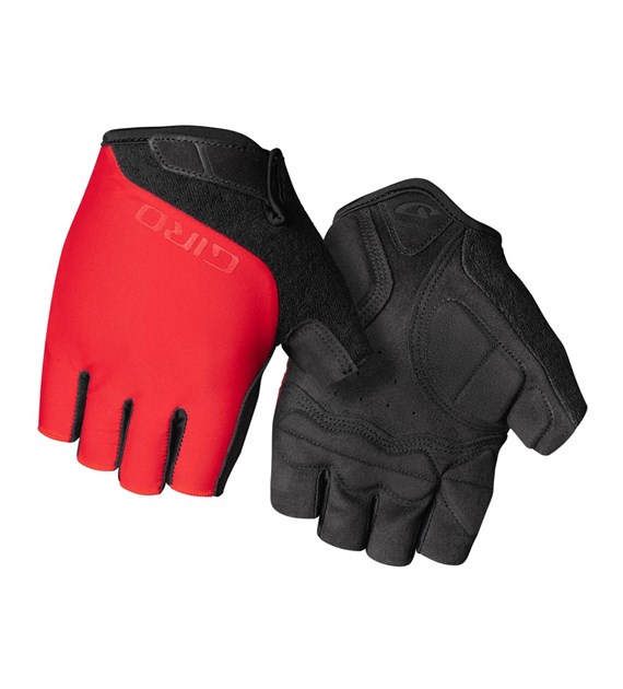 Rękawiczki męskie GIRO JAG krótki palec bright red roz. S (obwód dłoni 178-203 mm / dł. dłoni 175-180 mm) (NEW 2025)
