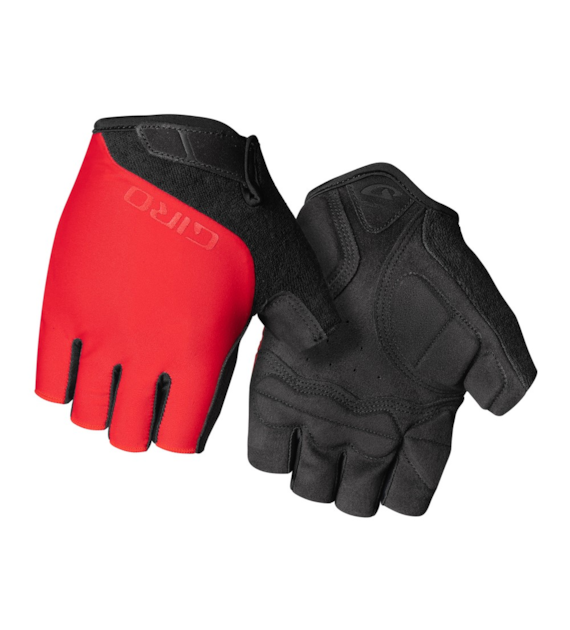 Rękawiczki męskie GIRO JAG krótki palec bright red roz. S (obwód dłoni 178-203 mm / dł. dłoni 175-180 mm) (NEW 2025)