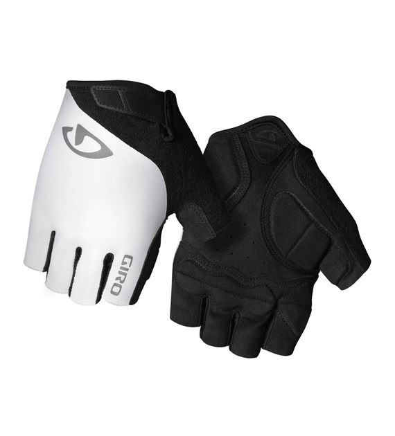 Rękawiczki męskie GIRO JAG krótki palec white roz. XL (obwód dłoni 248-267 mm / dł. dłoni 200-210 mm) (NEW 2025)