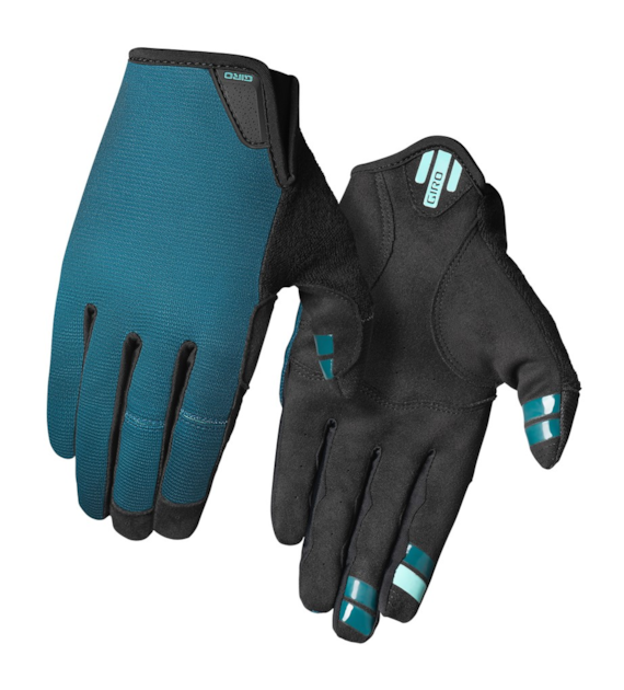 Rękawiczki damskie GIRO LA DND długi palec harbor blue/screaming tea roz. XL (obwód dłoni 205-210 mm / dł. dłoni 196-205 mm) (WYPRZEDAŻ -50%)