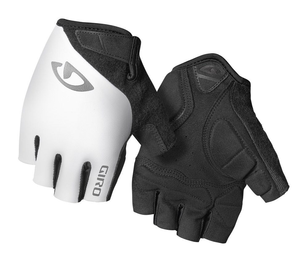 Rękawiczki damskie GIRO JAG'ETTE krótki palec white roz. L (obwód dłoni 190-204 mm / dł. dłoni 185-195 mm) (NEW 2026)