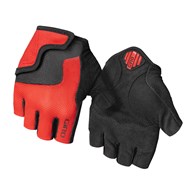Rękawiczki juniorskie GIRO BRAVO JR krótki palec bright red roz. L (obwód dłoni od 162 mm / dł. dłoni od 165 mm) (NEW 2025)