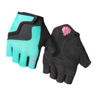 Rękawiczki juniorskie GIRO BRAVO JR krótki palec screaming teal neon pink roz. L (obwód dłoni od 162 mm / dł. dłoni od 165 mm) (NEW 2025)