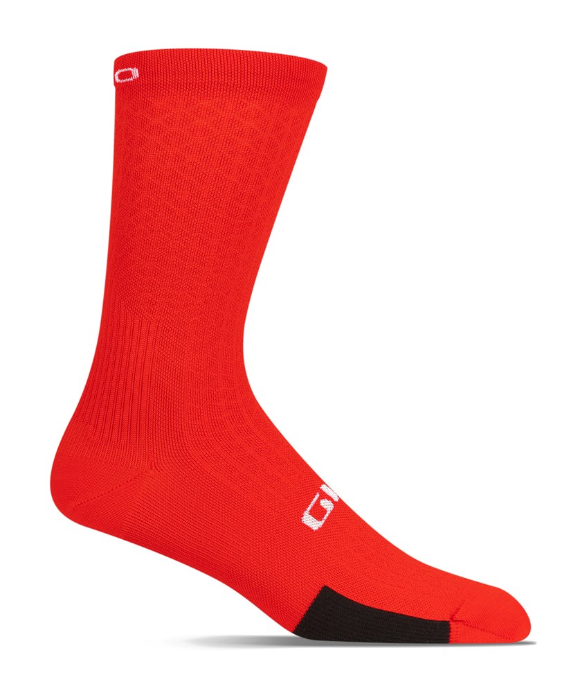 Skarpety GIRO HRC TEAM bright red roz. L (43-45) (NEW 2025)