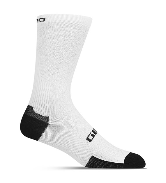 Skarpety GIRO HRC TEAM white roz. L (43-45) (NEW 2025)
