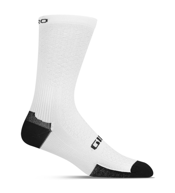 Skarpety GIRO HRC TEAM white roz. L (43-45) (NEW 2025)