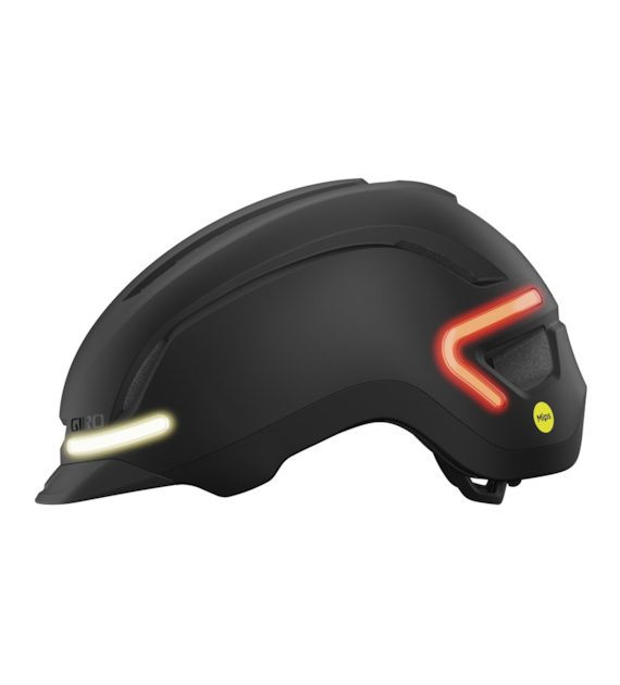 Kask miejski GIRO ETHOS MIPS LED matte black roz. L (59-63 cm).