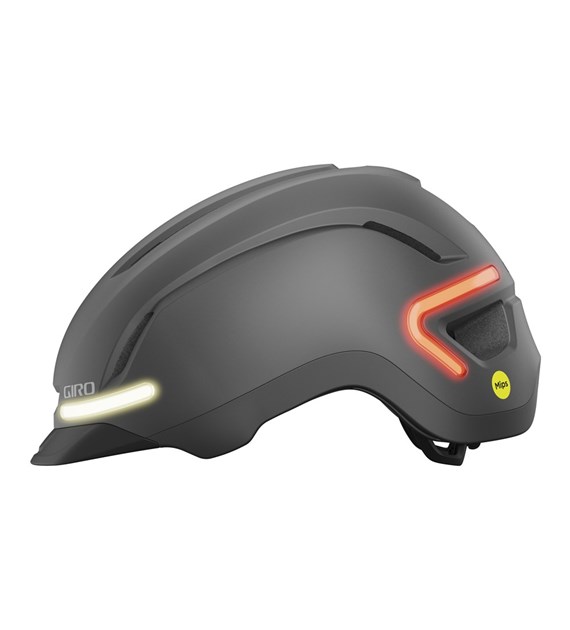 Kask miejski GIRO ETHOS MIPS LED matte graphite roz. M (55-59 cm) (NEW 2025)