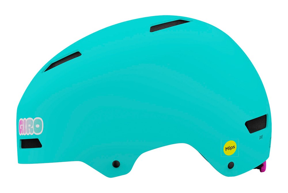 Kask dziecięcy juniorski GIRO DIME FS INTEGRATED MIPS matte screaming teal roz. S (51-55 cm) (WYPRZEDAŻ -50%)