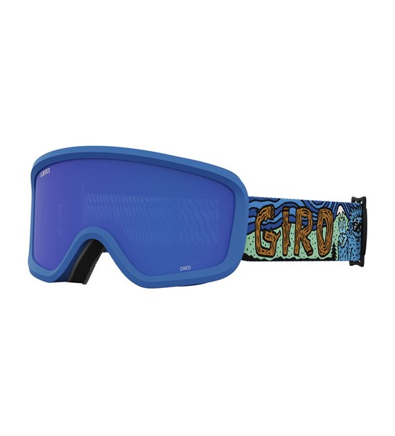 Gogle zimowe GIRO CHICO 2.0 BLUE SHREDDY YETI (Szyba lustrzana kolorowa GREY COBALT) (NEW 2023/2024)