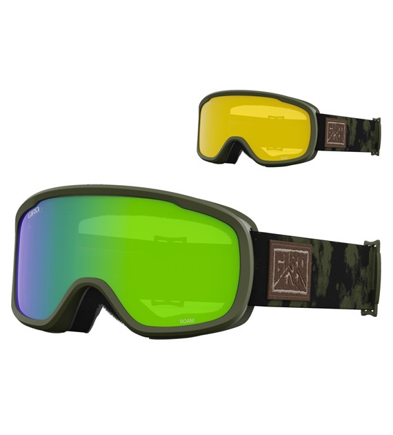 Gogle zimowe GIRO ROAM TRAIL GREEN CLODDUST (szyba LODEN GREEN 26% S2 + YELLOW 77% S1) (NEW 2023/2024)