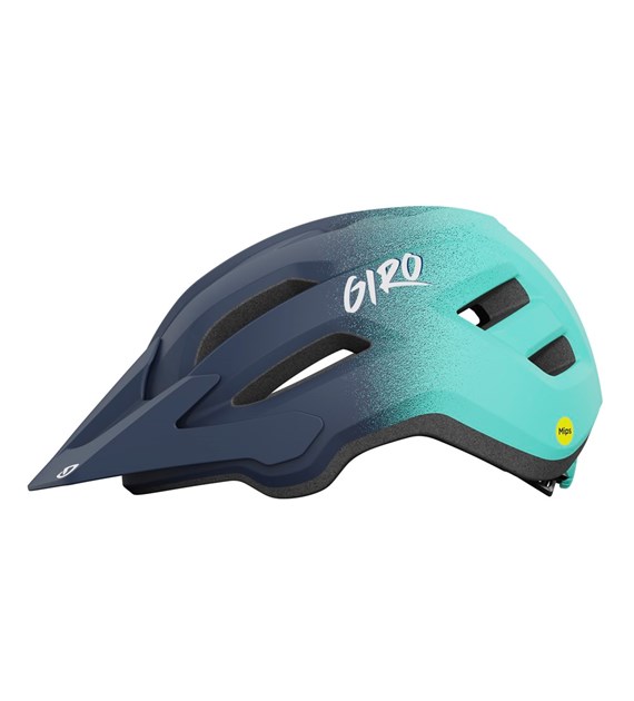 Kask dziecięcy juniorski GIRO FIXTURE II MIPS matte midnight blue screaming teal fade roz. Uniwersalny (50-57 cm) (NEW).
