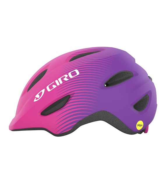 Kask dziecięcy GIRO SCAMP MIPS matte pink purple fade roz. XS (45-49 cm) (NEW 2025)