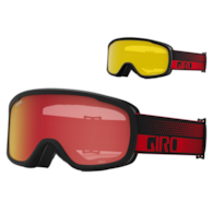 Gogle zimowe GIRO ROAM RED FLOW (OTG) (Cylindryczne) (szyba AMBER SCARLET 19-42% S2 + YELLOW 77% S1) (NEW 2023/2024)