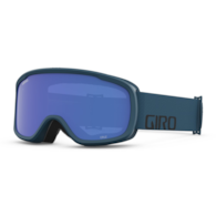 Gogle zimowe GIRO CRUZ BLACK & HARBOR BLUE WORDMARK (OTG) (Cylindryczne) (Szyba lustrzana kolorowa GREY COBALT 8-18% S3) (NEW 2023/2024)