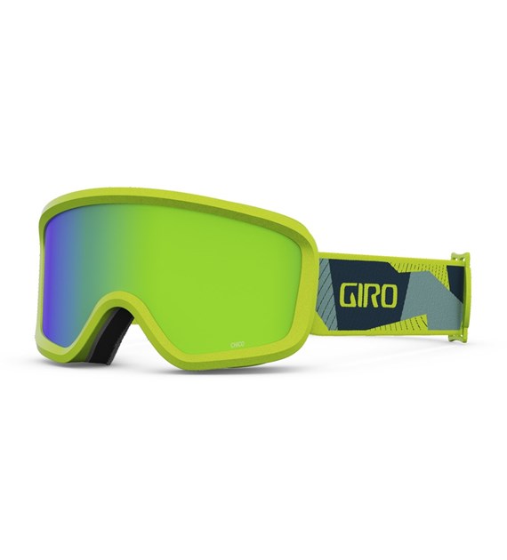 Gogle zimowe GIRO CHICO 2.0 ANO LIME GEO CAMO (Szyba lustrzana kolorowa LODEN GREEN) (NEW 2023/2024)