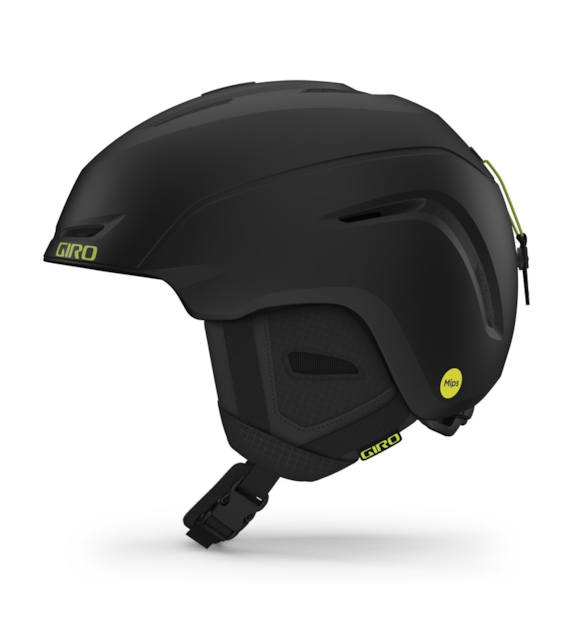 Kask zimowy GIRO NEO matte black / ano green roz. L (59-62.5 cm) (NEW 2023/2024)